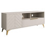 Voir la diapositive 1 : BEST MOBILIER Boccioni - meuble tv - beige - 150 cm