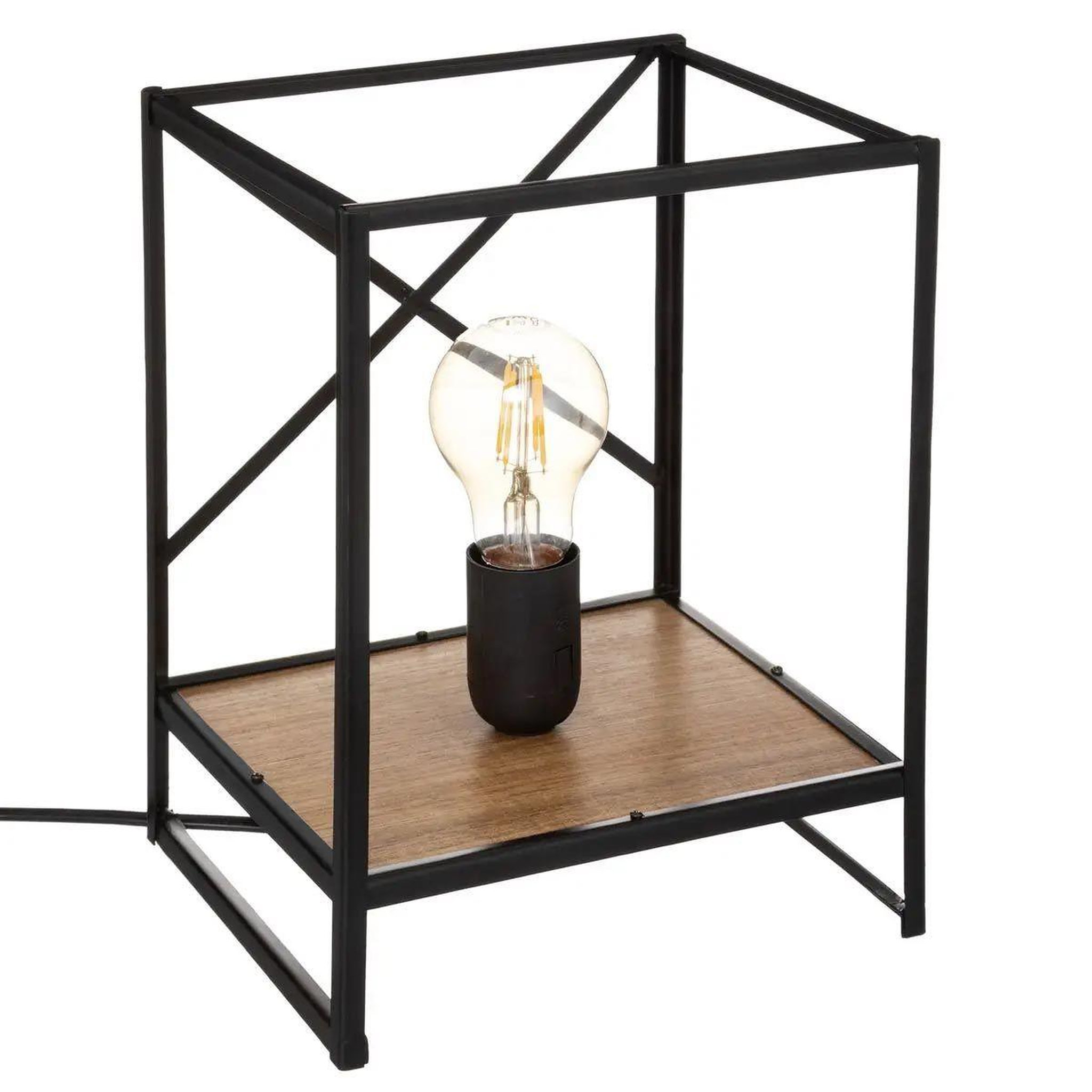 Voir la diapositive 1 : ATMOSPHERA Lampe à poser design  sideo  26cm noir