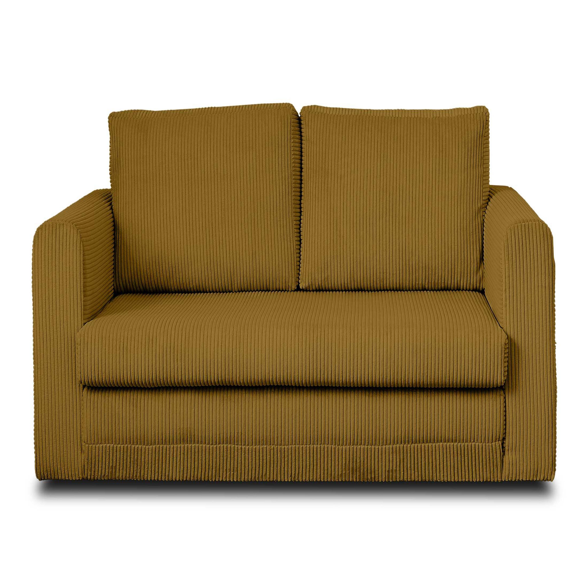 Voir la diapositive 1 : BEST MOBILIER Marilia - canapé 2 places - convertible déplimousse - en velours côtelé