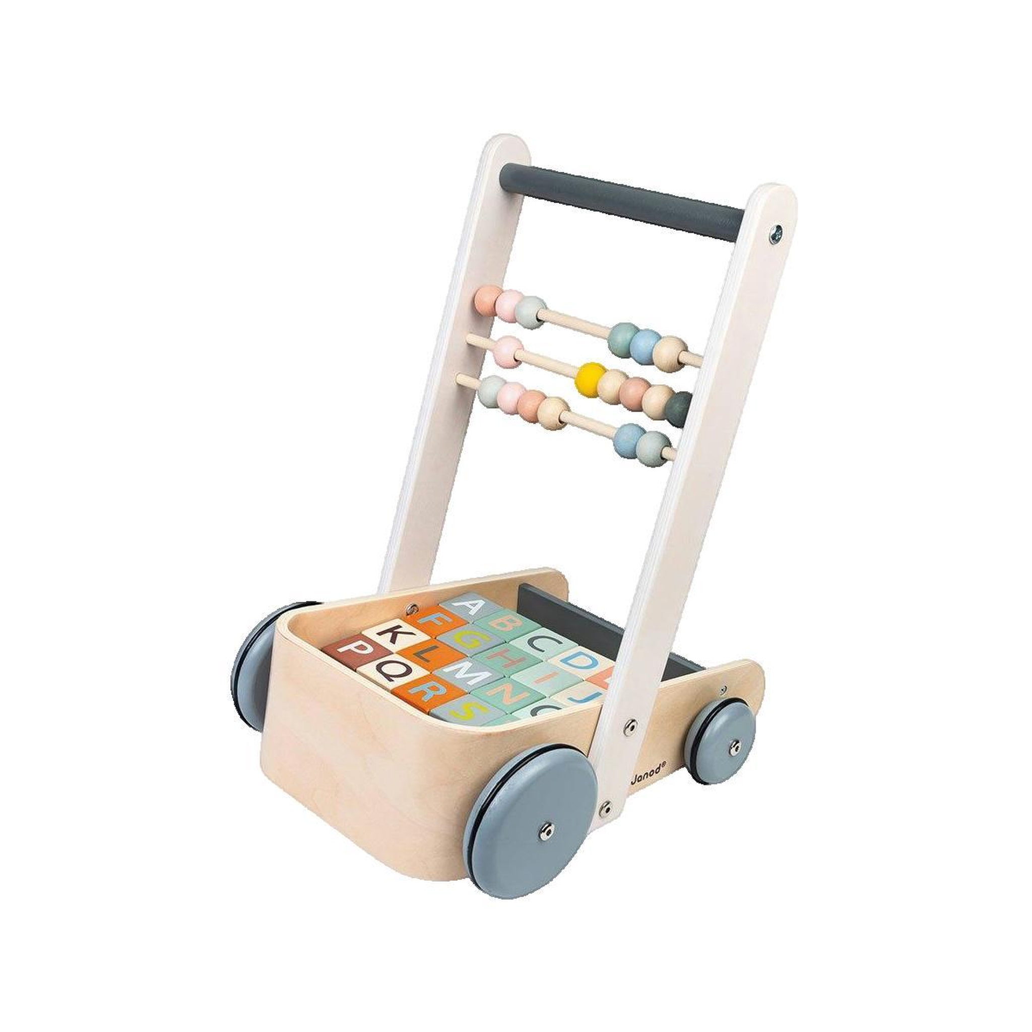 Voir la diapositive 2 : JANOD Chariot éveil Janod ABC Buggy Sweet Cocoon
