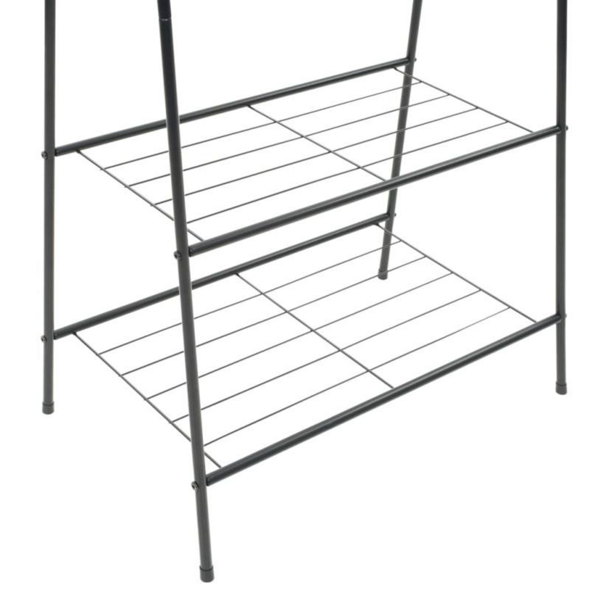 VIDAXL Portant 59 x 35 x 150 cm Noir