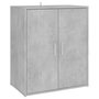 Voir la diapositive 5 : VIDAXL Armoire a chaussures Gris beton 60x35x70 cm Bois d'ingenierie