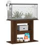 Voir la diapositive 3 : VIDAXL Support pour aquarium chêne marron 80x35x60cm bois d ingénierie
