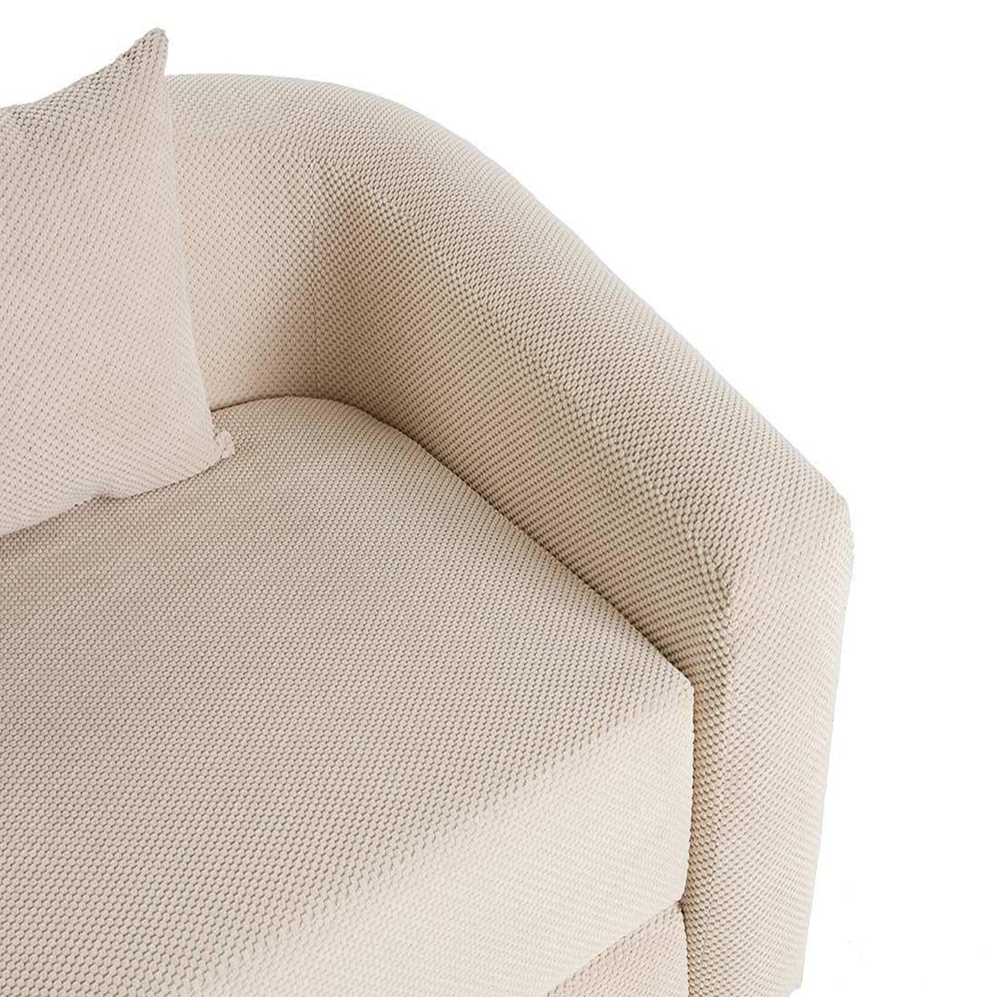 Voir la diapositive 5 : BEST MOBILIER Nuvia - canapé convertible déplimousse 3 places en velours texturé