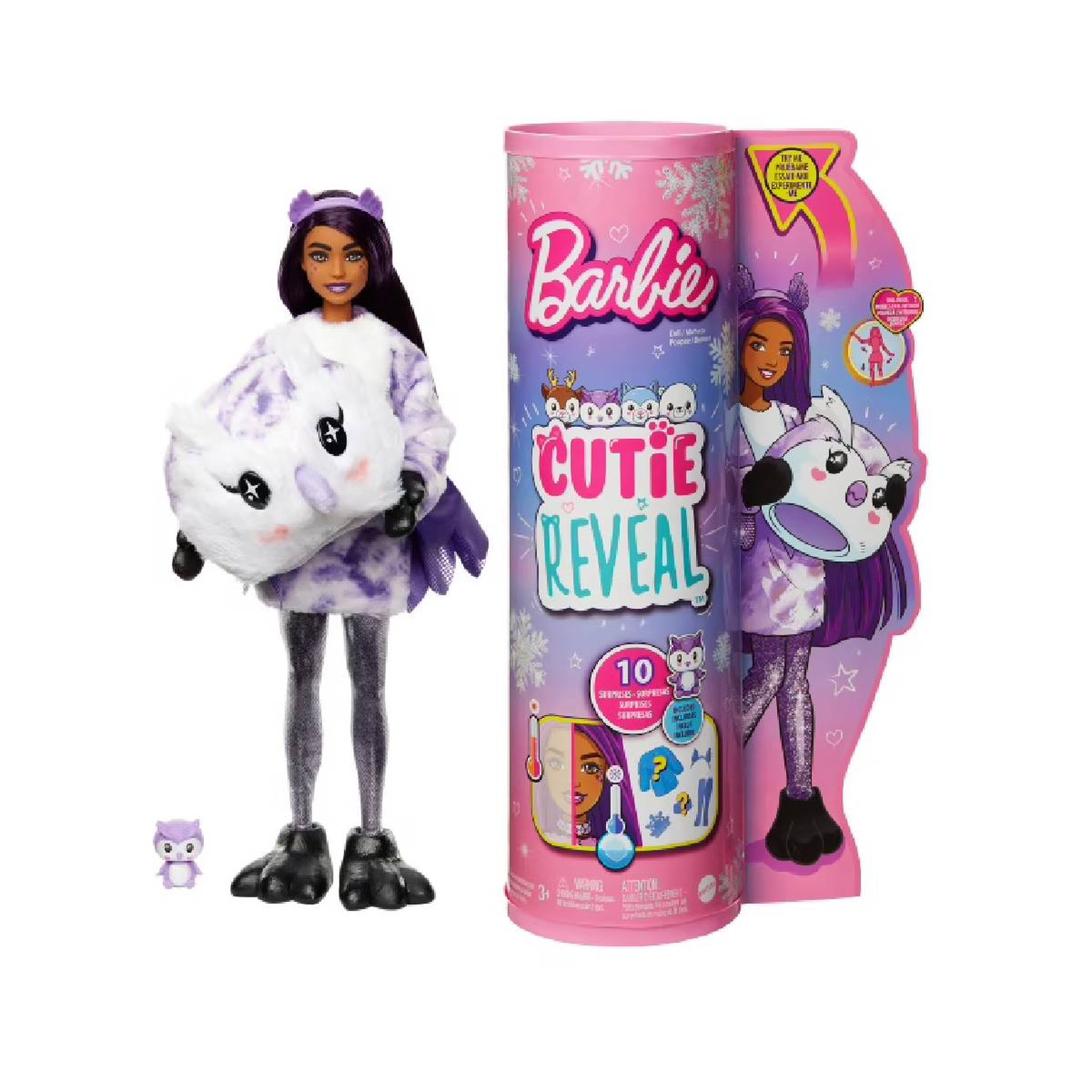 Voir la diapositive 1 : BARBIE Poupée Barbie Cutie Reveal Chouette 