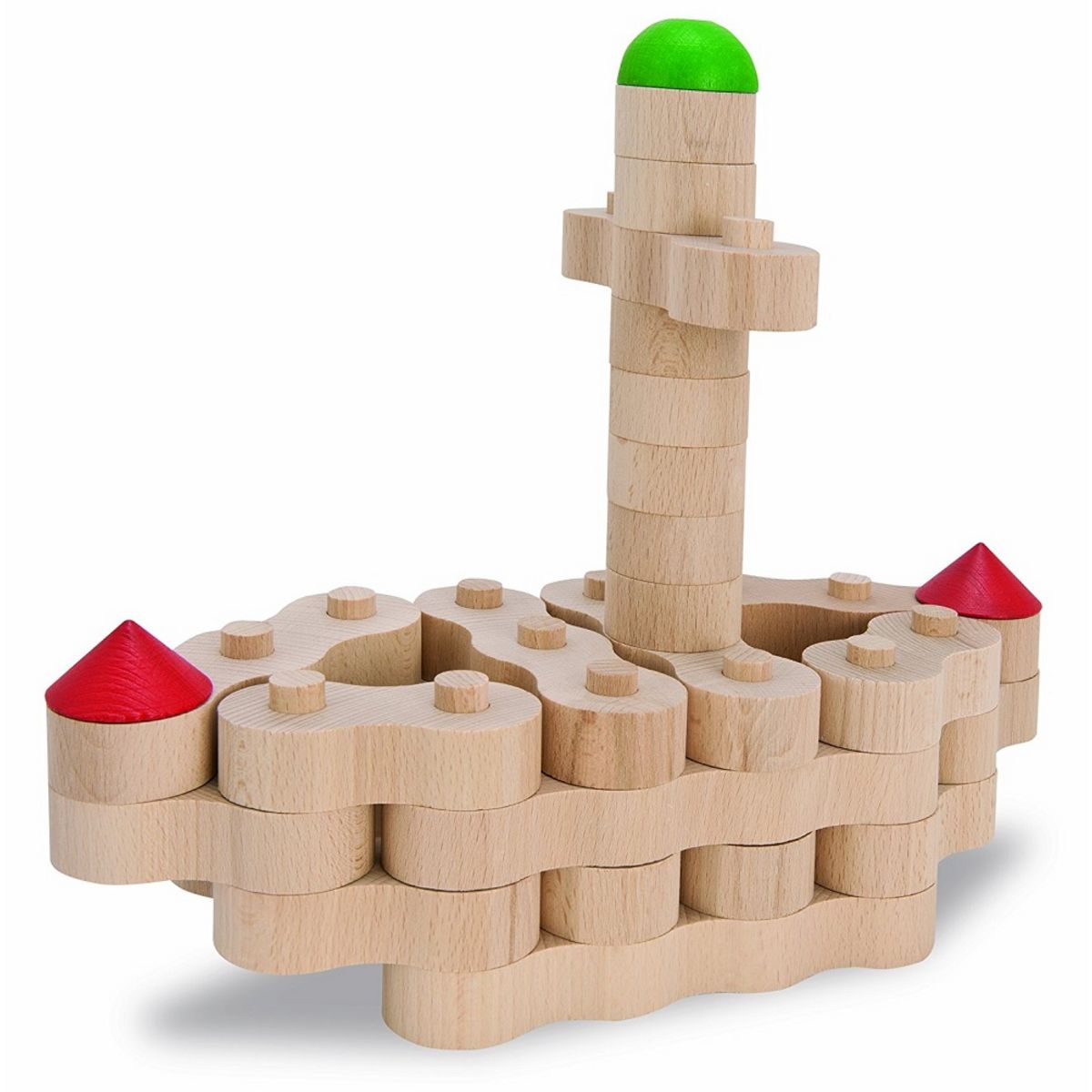 Blocs de bois 44 pièces 