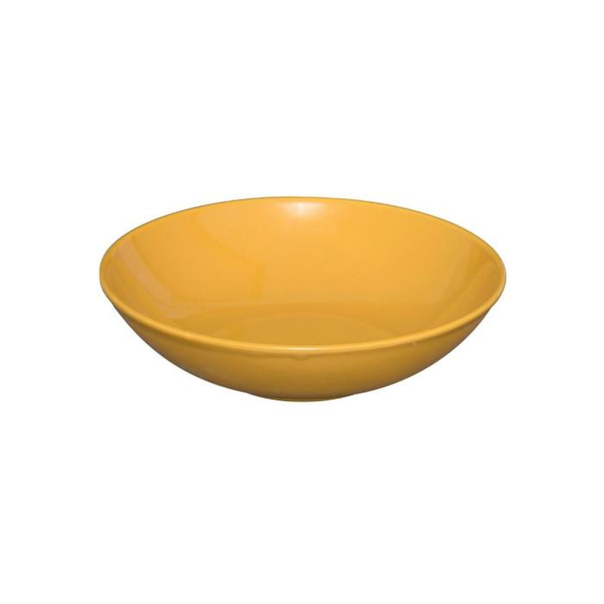 Voir la diapositive 2 : SECRET DE GOURMET Lot de 6 assiettes creuses  colorama  20cm jaune