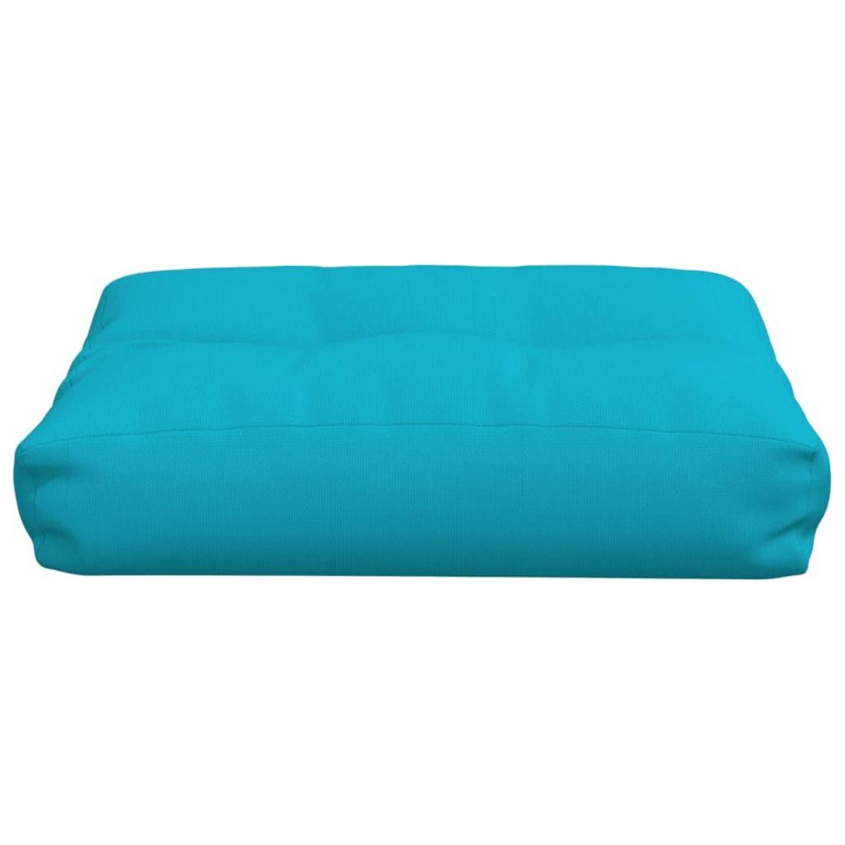 VIDAXL Coussin de palette turquoise 50x40x12 cm tissu