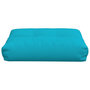 Voir la diapositive 5 : VIDAXL Coussin de palette turquoise 50x40x12 cm tissu