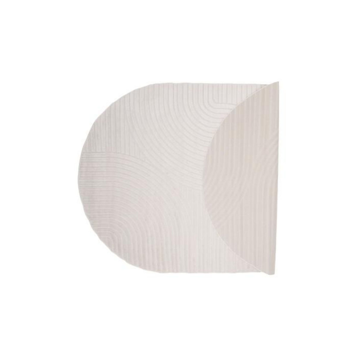 Paris Prix Tapis Déco Ovale  Vince Solar  240x340cm Blanc