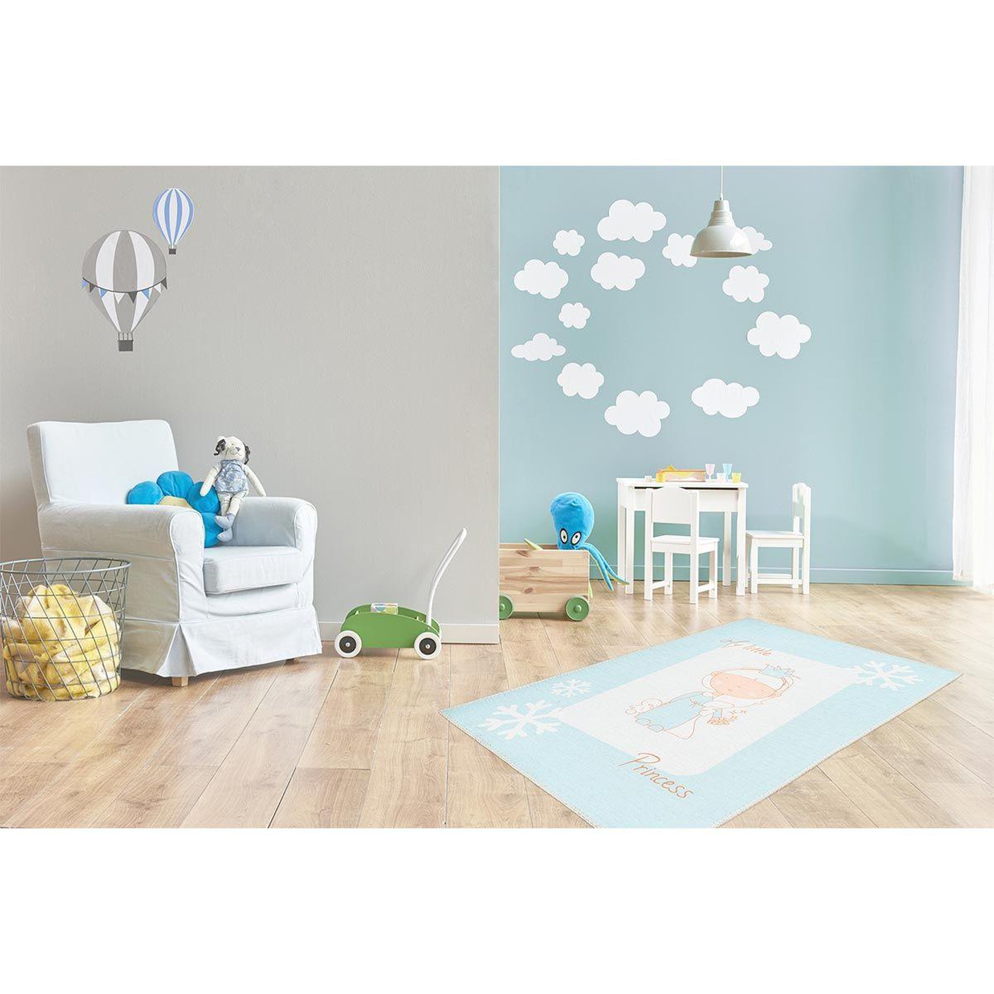 Voir la diapositive 4 : Paris Prix Tapis enfant imprimé  bambini ii  menthe