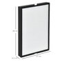 Voir la diapositive 3 : HOMCOM HOMCOM Filtre pour purificateur d'air réf. 823-019 - filtre 3 en 1 avec filtre à charbon actif, filtre HEPA - blanc noir
