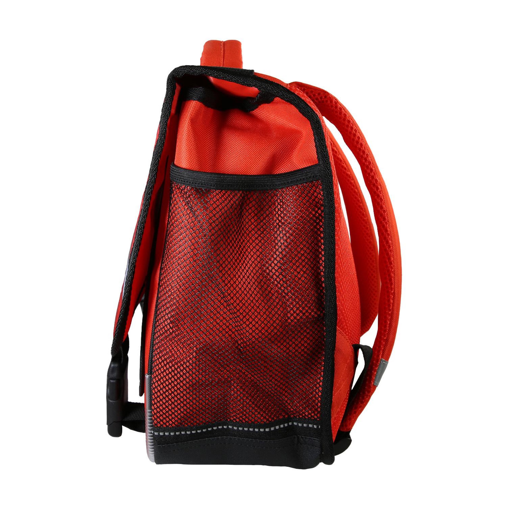 Voir la diapositive 3 : Bagtrotter Dragons - Cartable primaire 38 cm - Garçon - Rouge et Noir - 2 Compartiments