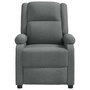 Voir la diapositive 3 : VIDAXL Fauteuil de massage Gris fonce Tissu
