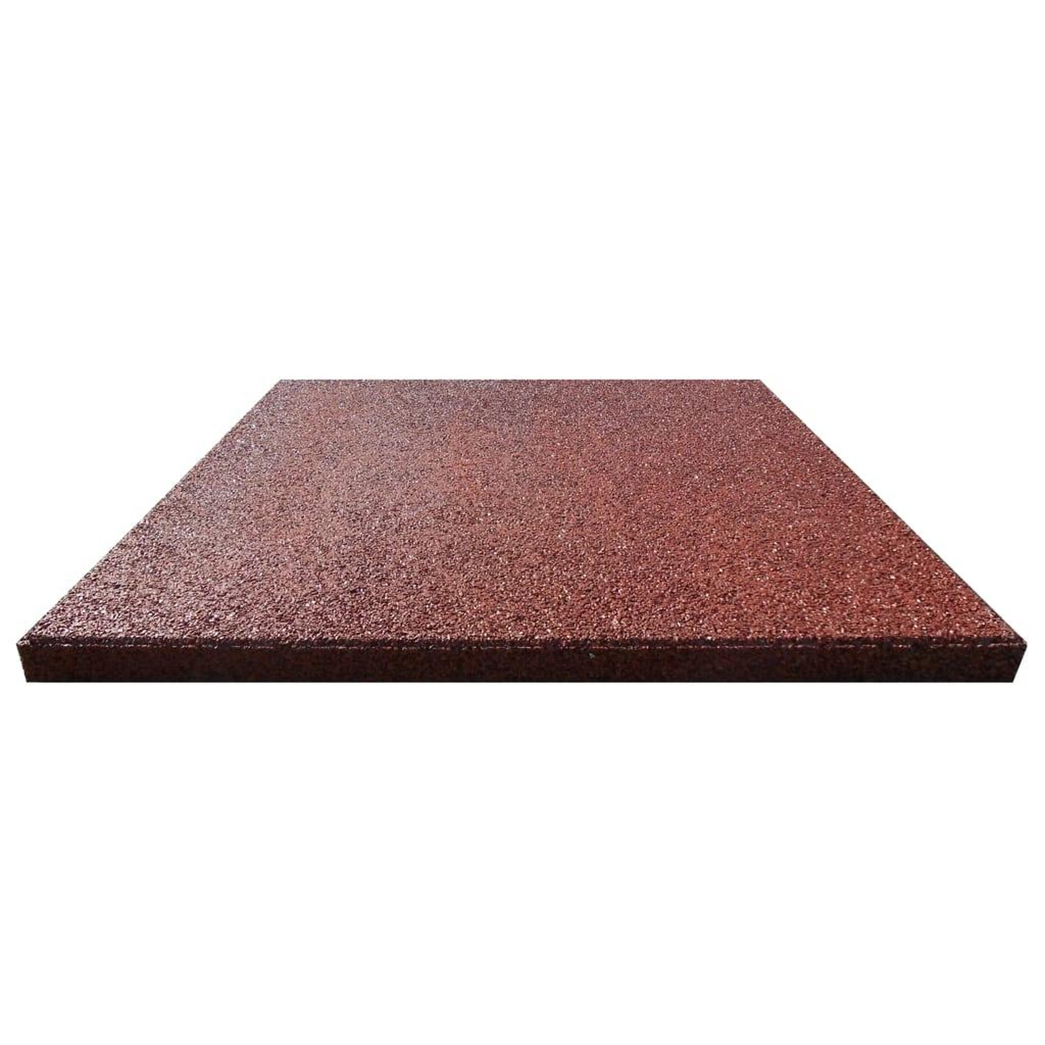 Voir la diapositive 3 : VIDAXL Carreaux de protection antichoc 18pc Caoutchouc 50x50x3cm Rouge