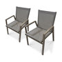 Voir la diapositive 2 : Paris Prix Lot de 2 Fauteuils de Jardin Empilables  Floride  86cm Quartz