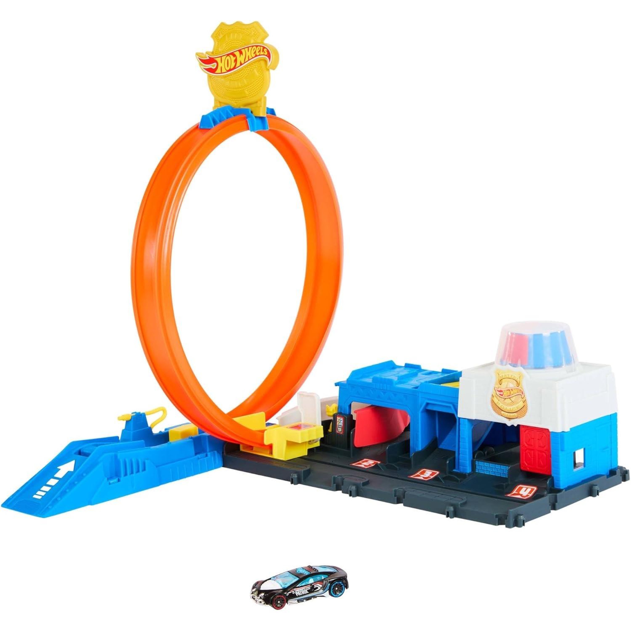 Voir la diapositive 6 : MATTEL Jeu de construction Mattel Piste Super Station de Police