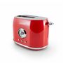 Voir la diapositive 3 : KITCHENCOOK Grille Pain Style Rétro Double Fentes Retro Toast Rouge Kitchencook