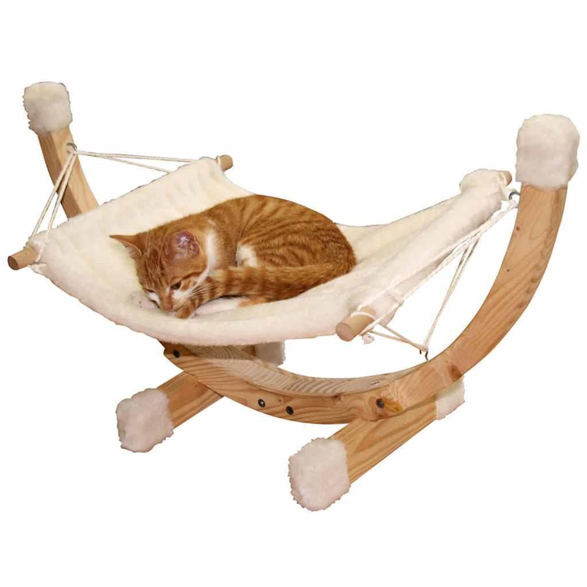Voir la diapositive 3 : KERBL Kerbl Hamac pour chats Siesta Blanc 82591