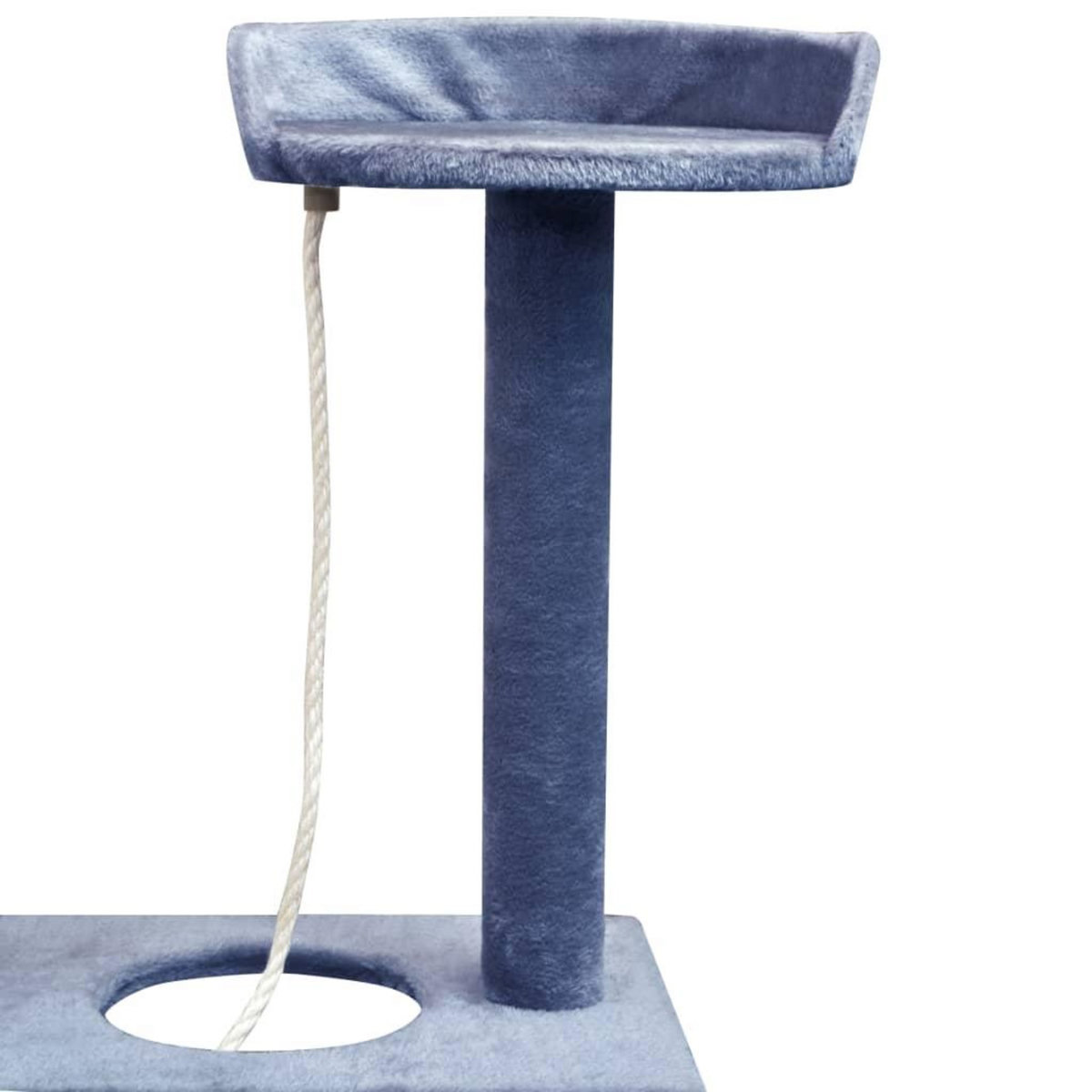 VIDAXL Arbre a chat avec griffoirs en sisal 150 cm Bleu fonce