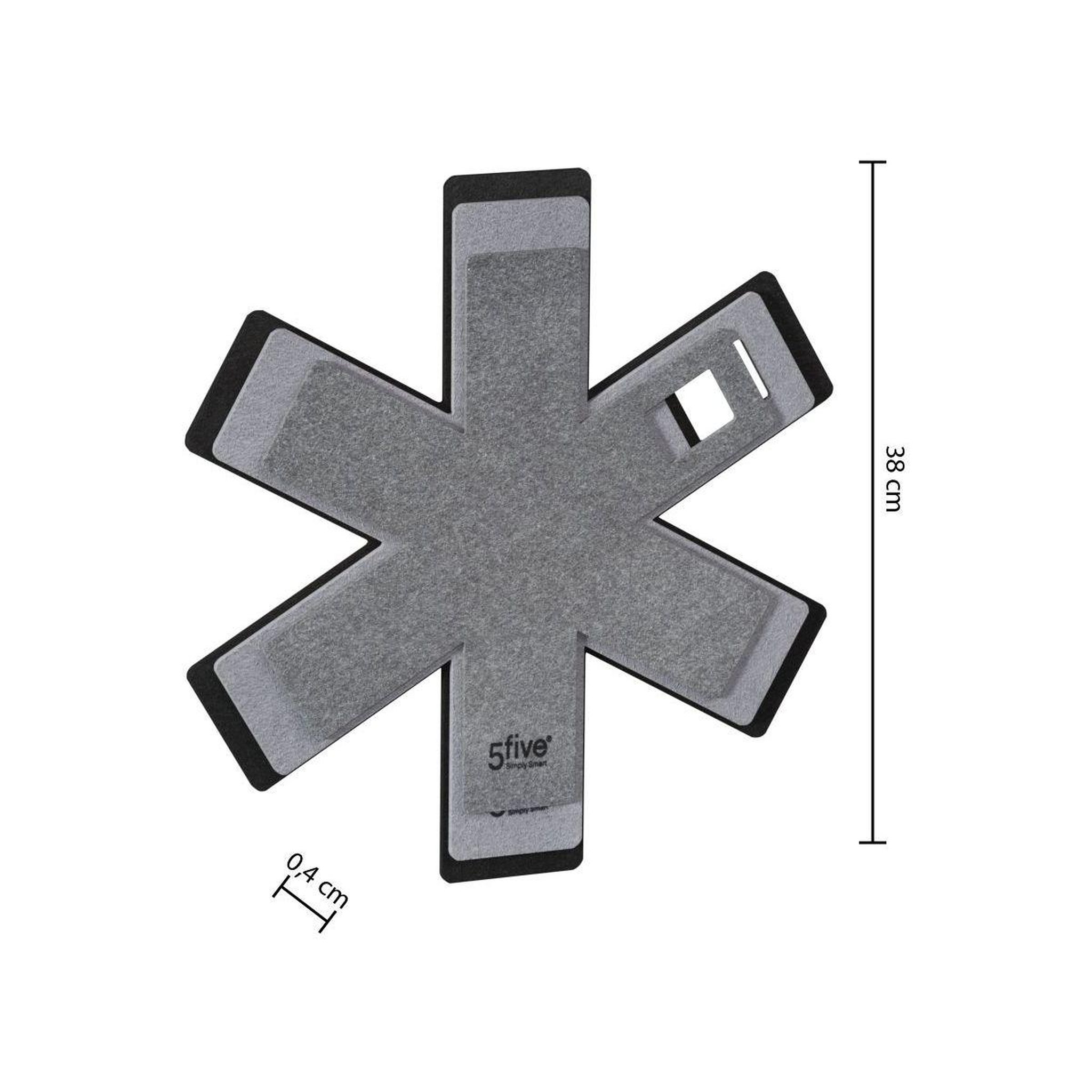 Voir la diapositive 5 : FIVE Protection de poêle anti rayure x6 feutrine