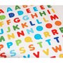  80 Stickers Alphabet - Multicolore - 0,7 cm