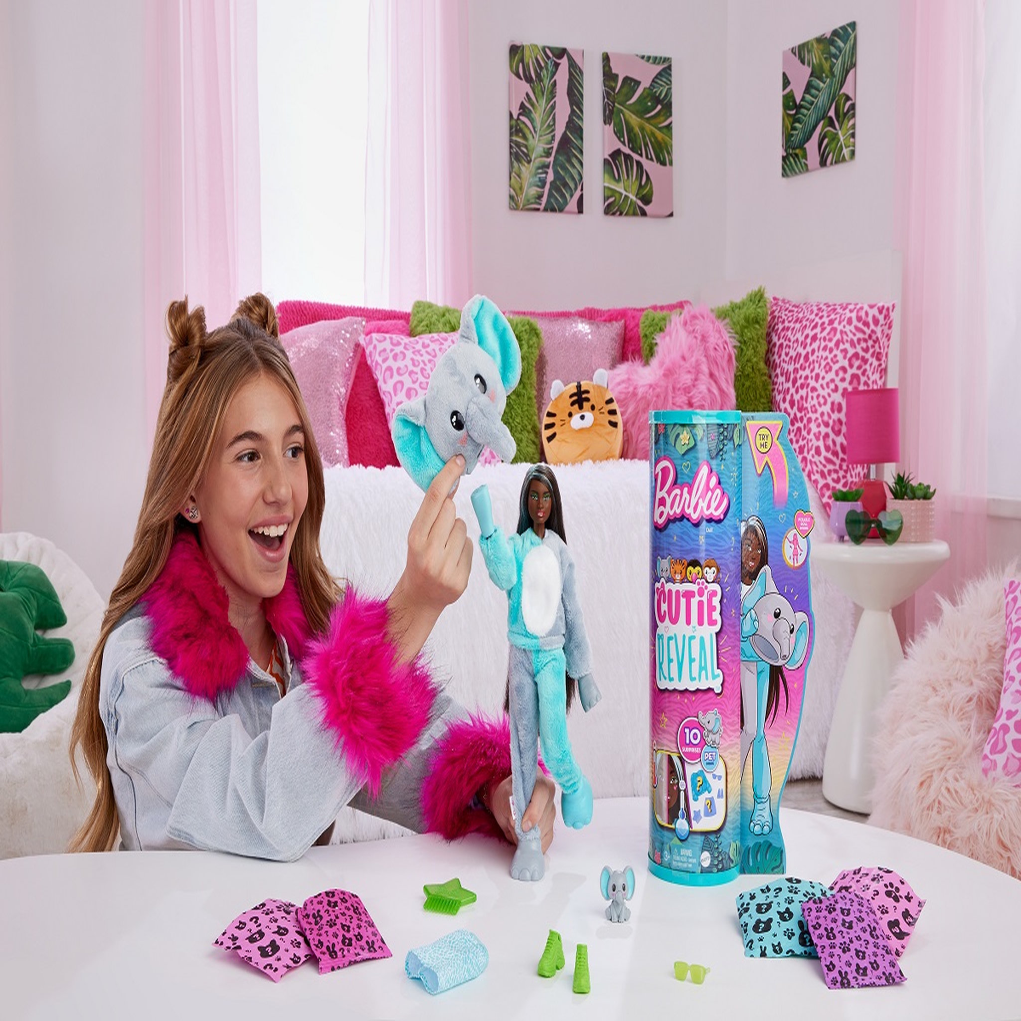 Voir la diapositive 7 : BARBIE Poupée Barbie Cutie Reveal Elephant
