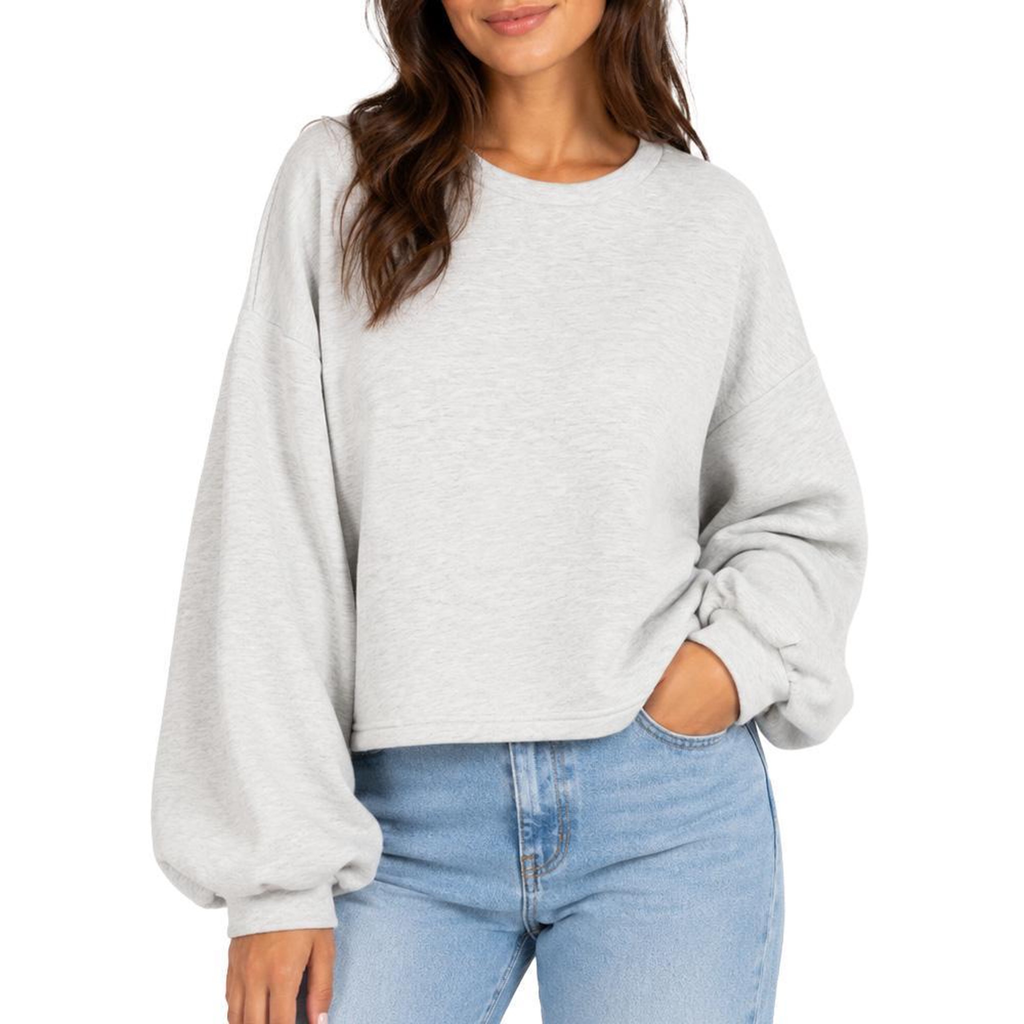 Voir la diapositive 2 : Vero Moda Sweat Gris Femme Vero Moda Dolly