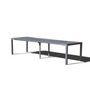Voir la diapositive 4 : CONCEPT USINE Console extensible 2 à 10 places en aluminium OLHAO