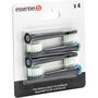 Voir la diapositive 2 : ESSENTIEL B Brossette dentaire pack 4 brossettes noir pour Pulselux