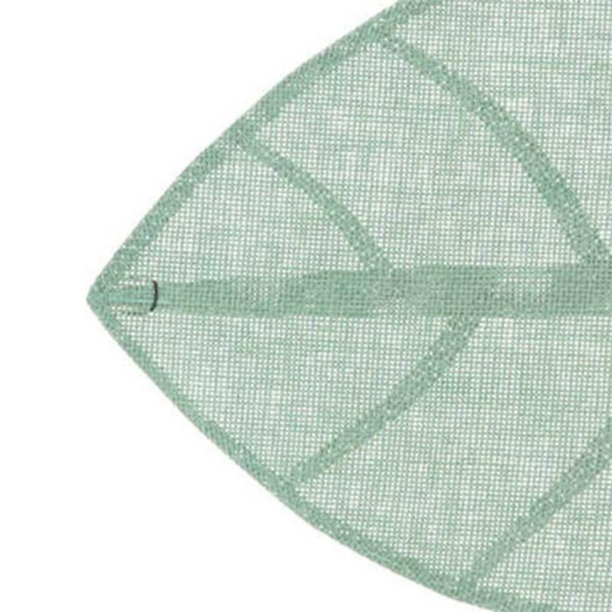 SECRET DE GOURMET Set de Table  Feuille  33x50cm Vert Menthe