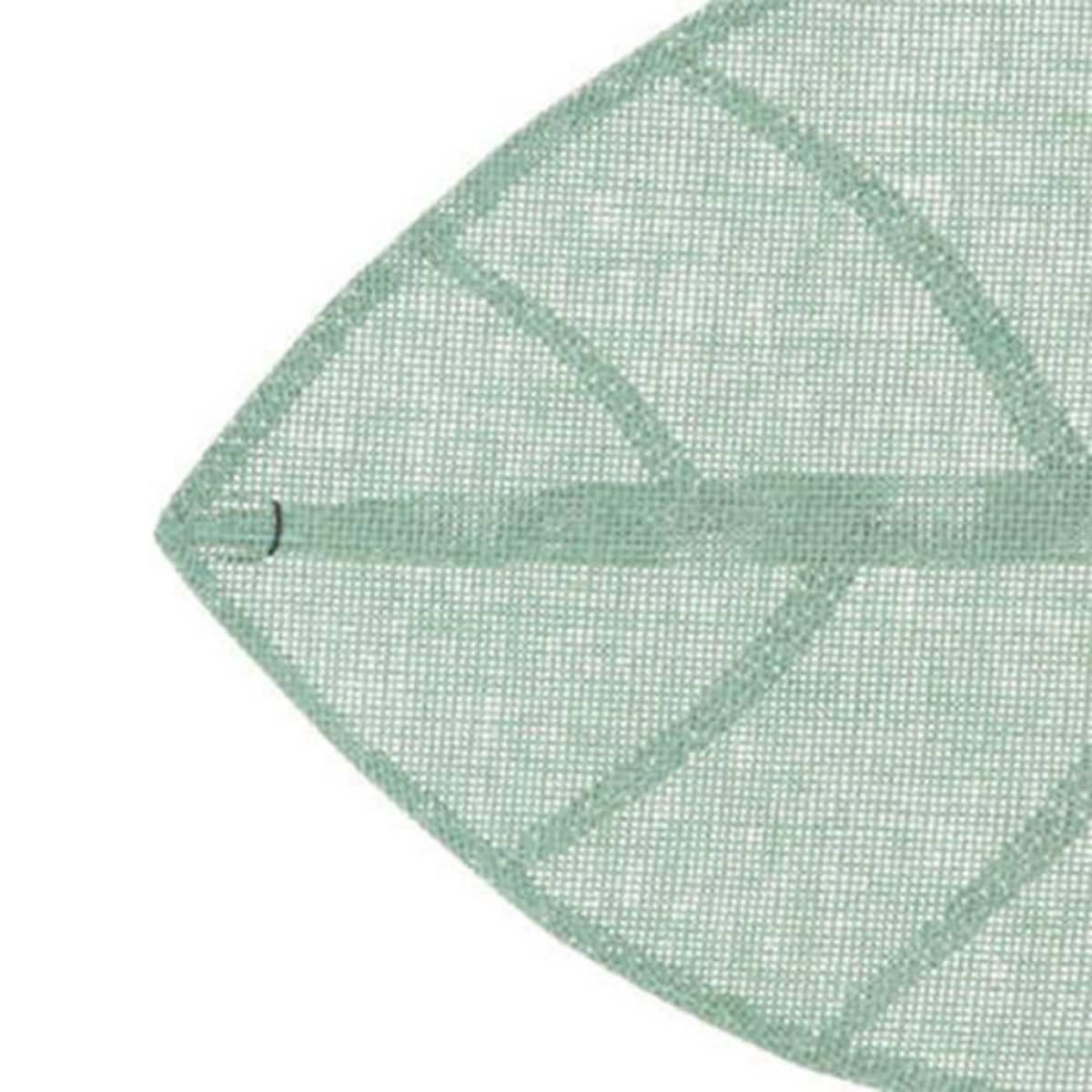 SECRET DE GOURMET Set de Table  Feuille  33x50cm Vert Menthe
