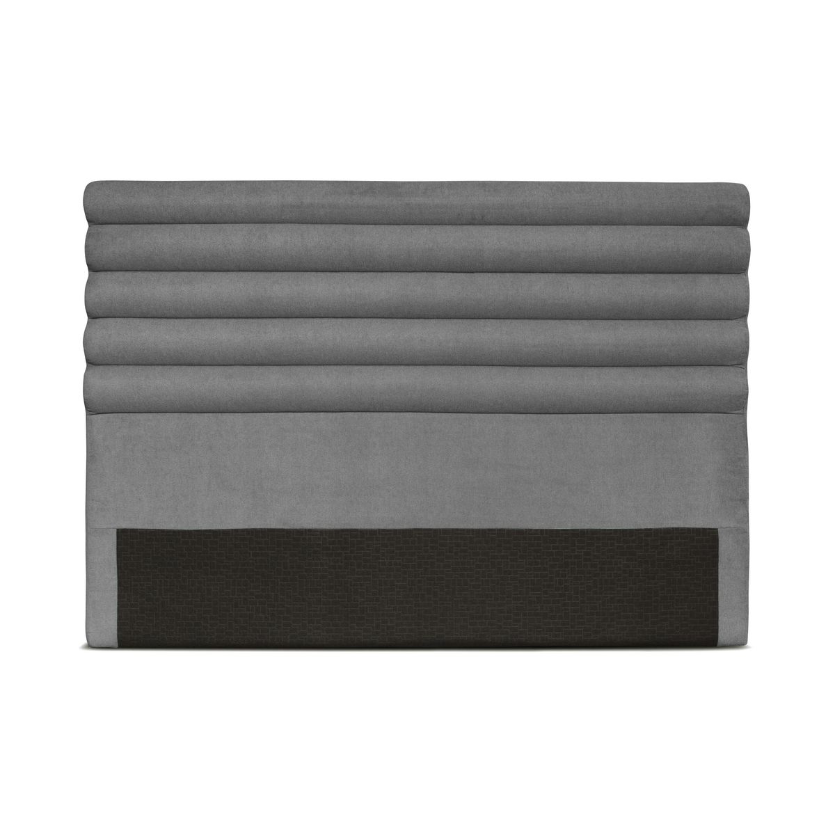 Tête de lit aspect bombé en tissu  160 x 200 cm HERMIA