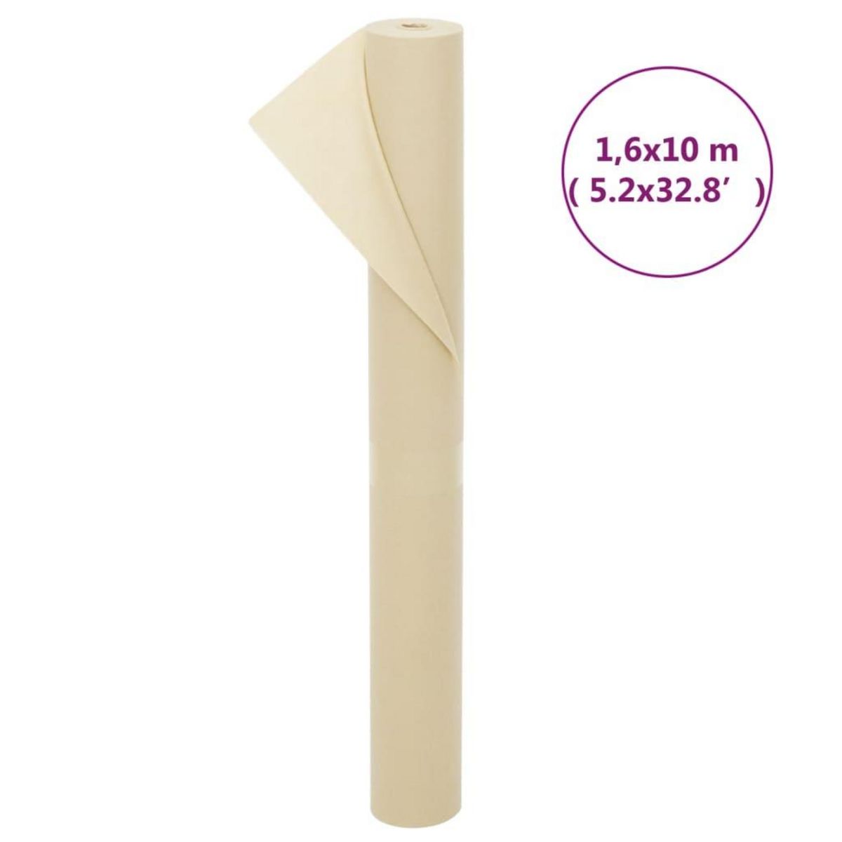 VIDAXL Toison vegetale 2 rouleaux 70 g/m² 10x1,6 m