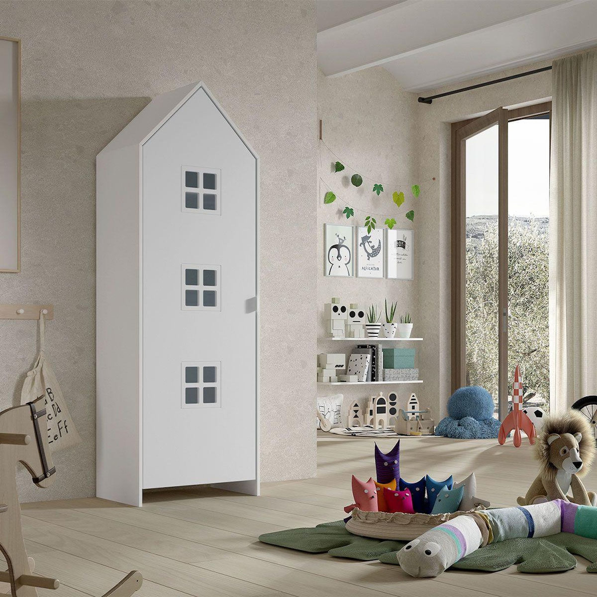 Vipack Armoire Casami Bruges Avec Porte En Satin Blanc