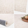 Voir la diapositive 4 : SWEEEK Tapis intérieur bouclette crème effet chiné