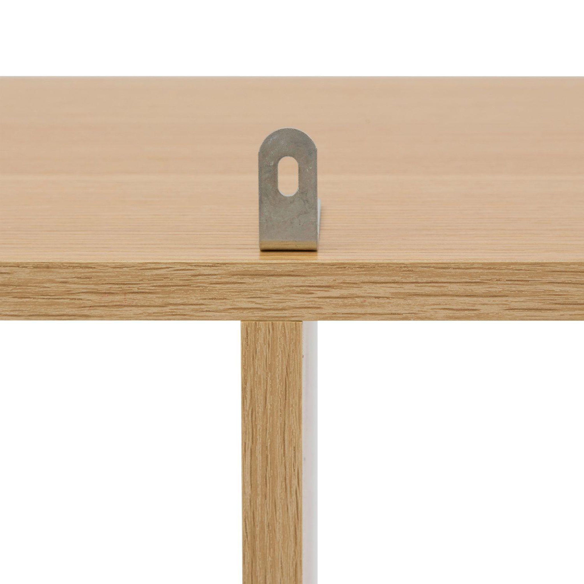 Voir la diapositive 6 : FIVE Étagère 4 cases mix en bois TASSO - Beige