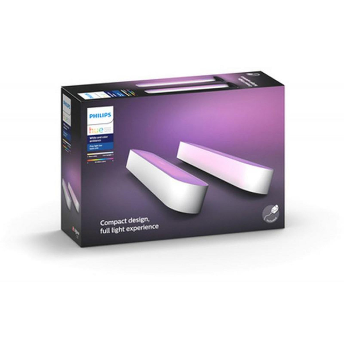 Philips Lampe connectée Philips Hue Play Pack x2 Blanc