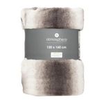 ATMOSPHERA Plaid Imitation Fourrure  Grizzli  120x160cm Gris