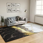 VIDAXL Tapis lavable multicolore 190x300 cm antiderapant