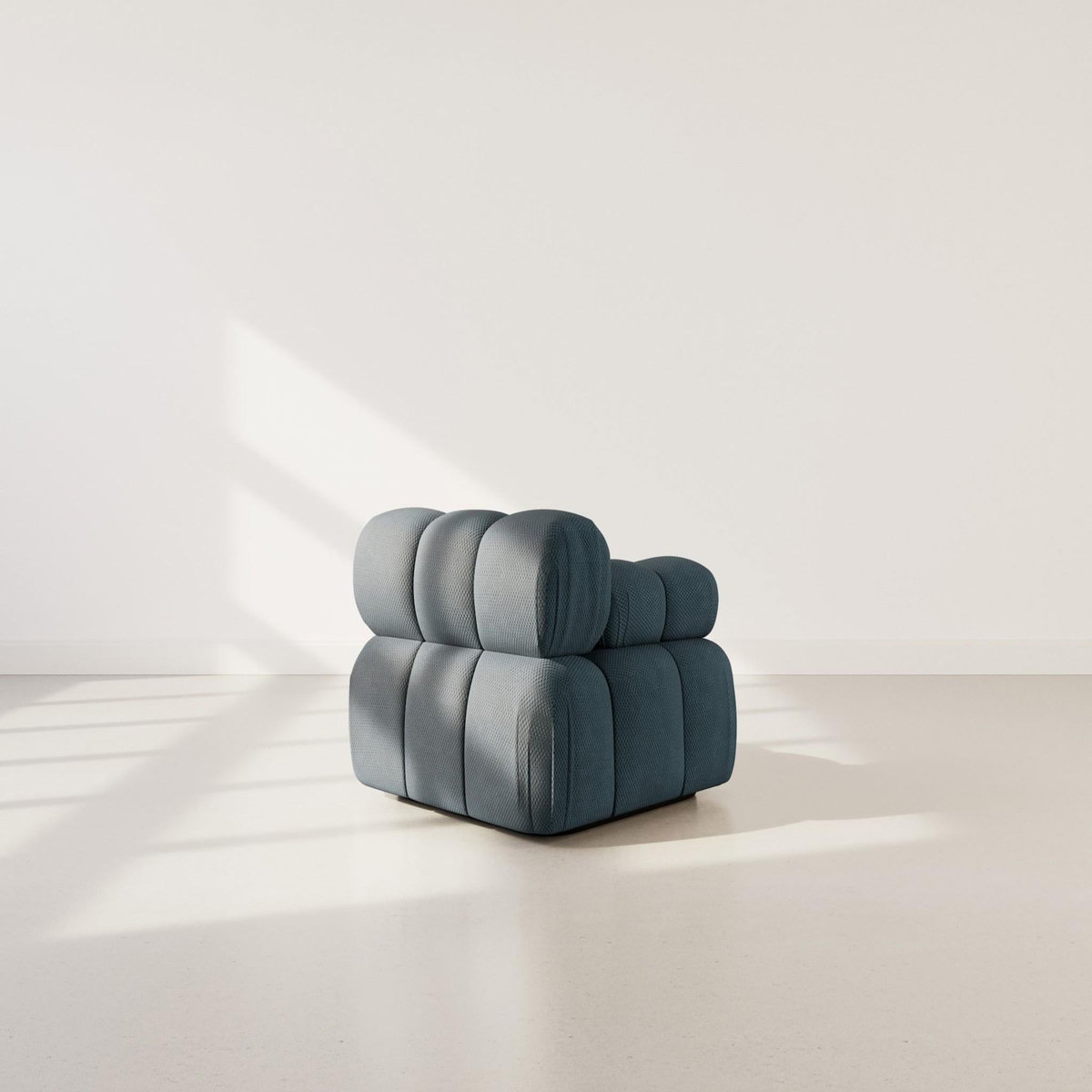 LISA DESIGN Ruby - module d'assise gauche en velours texturé