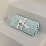 Petit Béguin Drap housse enfant bleu 90 x 190 cm. Coloris disponibles : Bleu