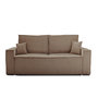 Voir la diapositive 1 : BEST MOBILIER Dellia - canapé 3 places convertible - avec coffre - en velours côtelé - style contemporain