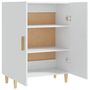 Voir la diapositive 5 : VIDAXL Buffet Blanc 70x34x90 cm Bois d'ingenierie
