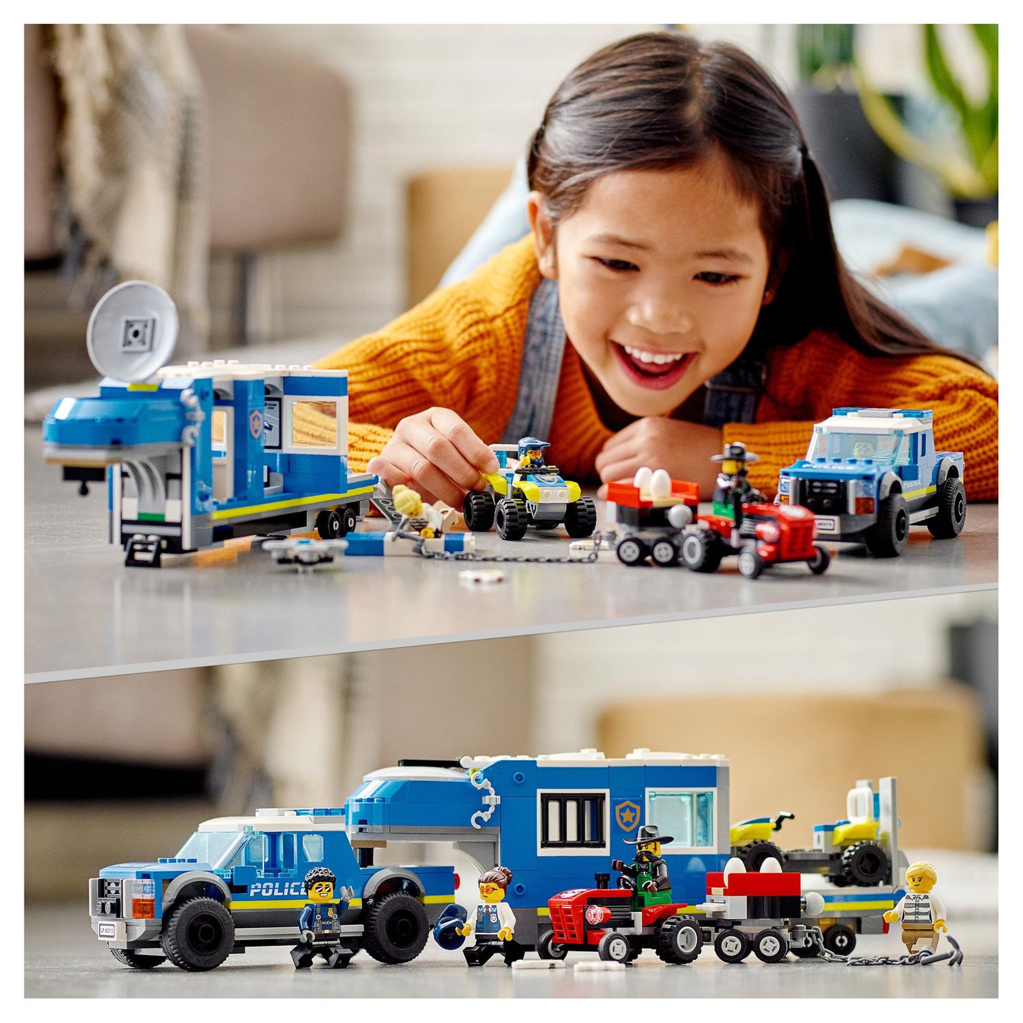 Voir la diapositive 8 : LEGO City 60315 - Le Camion de Commandement Mobile de la Police, Cadeau Garcons, Filles 6 Ans