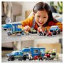 LEGO City 60315 - Le Camion de Commandement Mobile de la Police, Cadeau Garcons, Filles 6 Ans