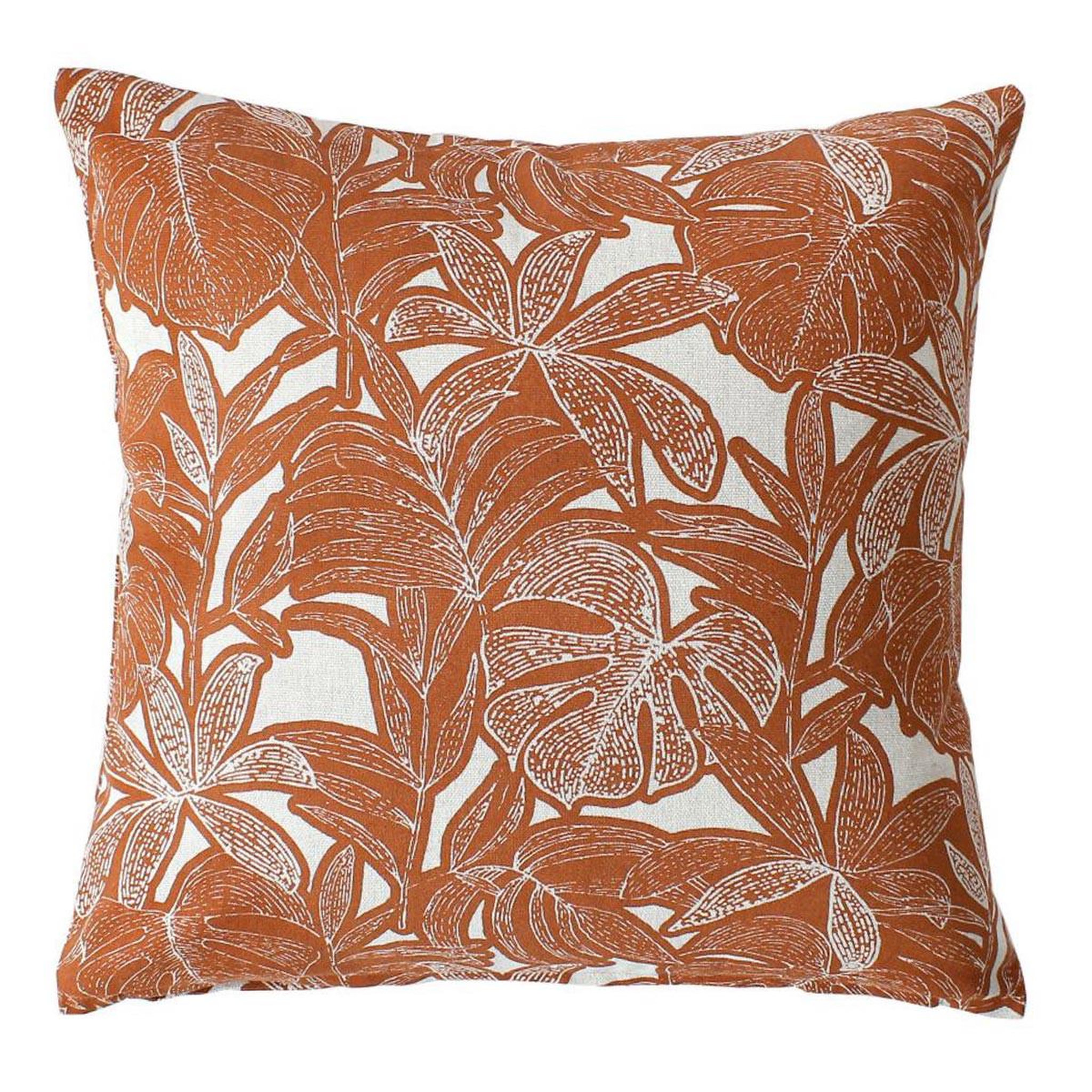 ENJOY HOME Coussin déco imprimé  casamance  40x40cm cuivre