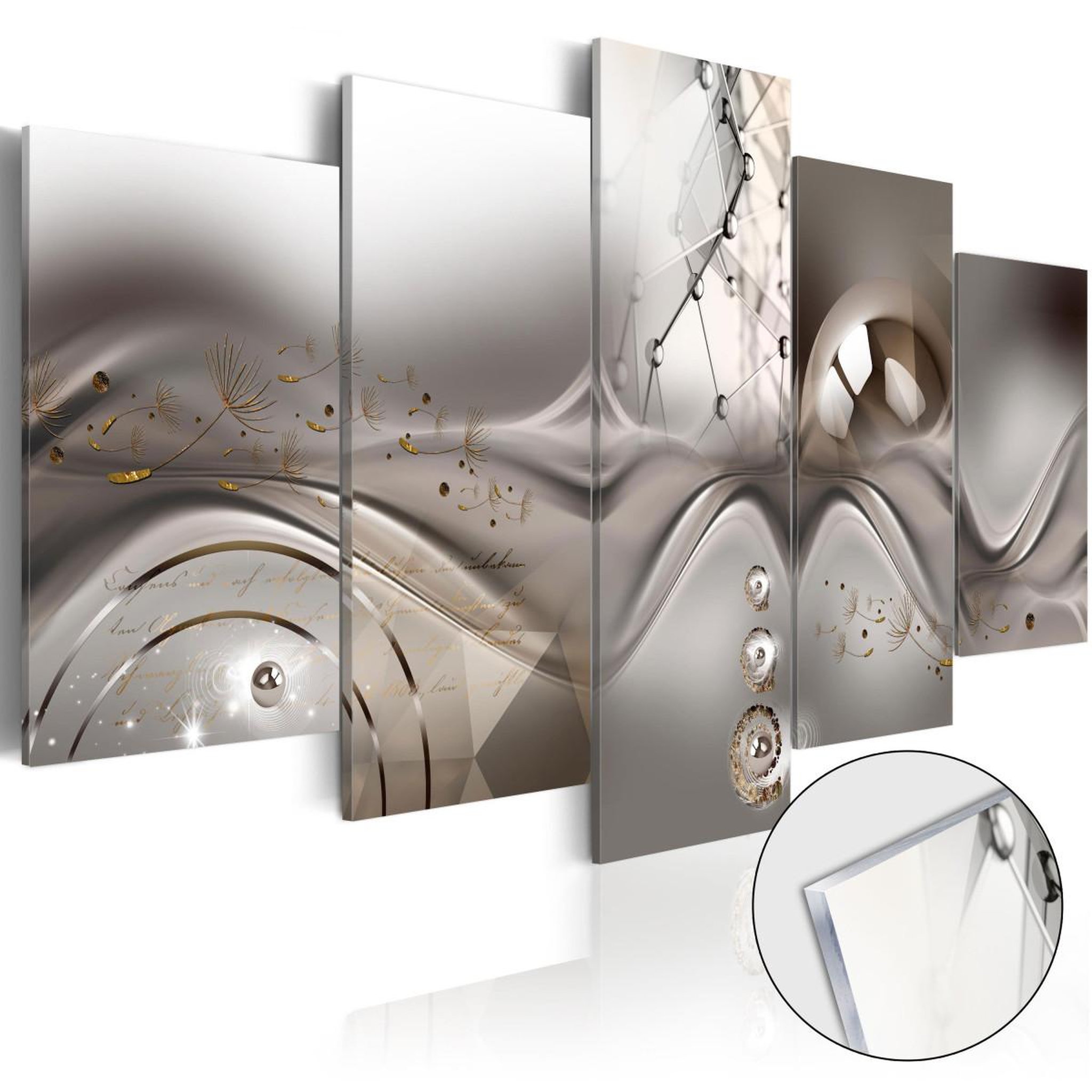 Paris Prix Tableau sur verre acrylique  majesty of the symmetry. Coloris disponibles : Multicolore