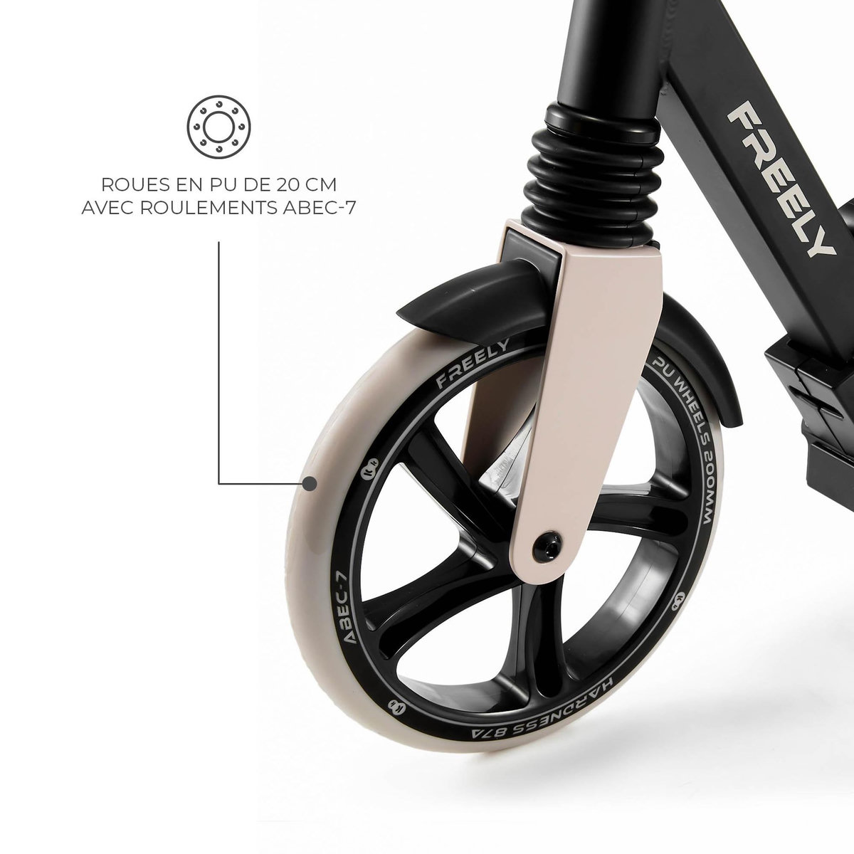 KINDERKRAFT Trottinette pliable urbaine enfant et adulte