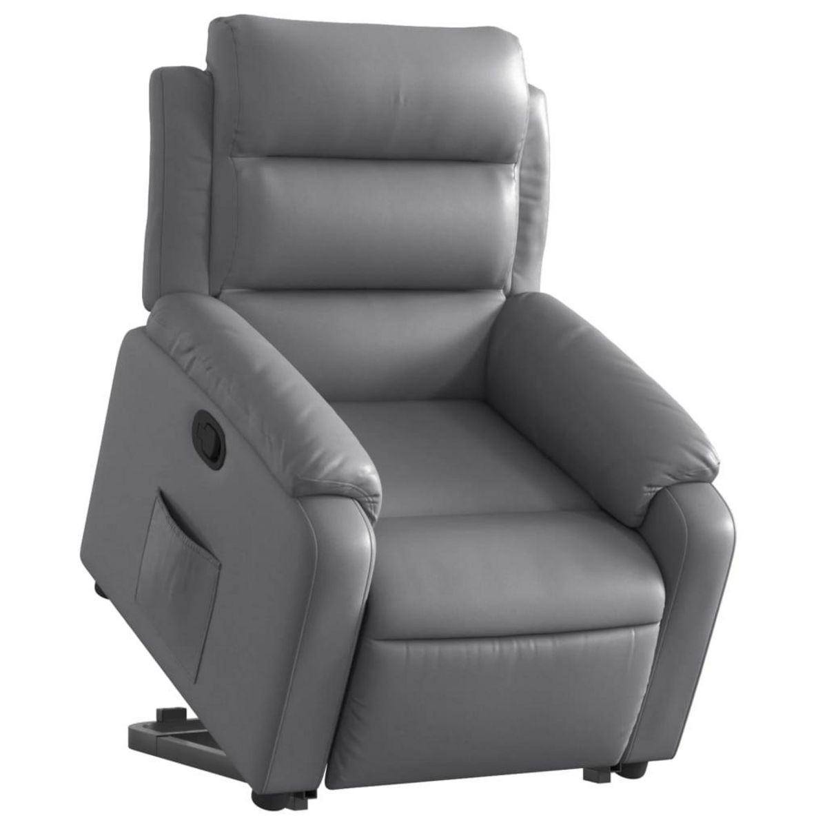 VIDAXL Fauteuil inclinable Gris Similicuir